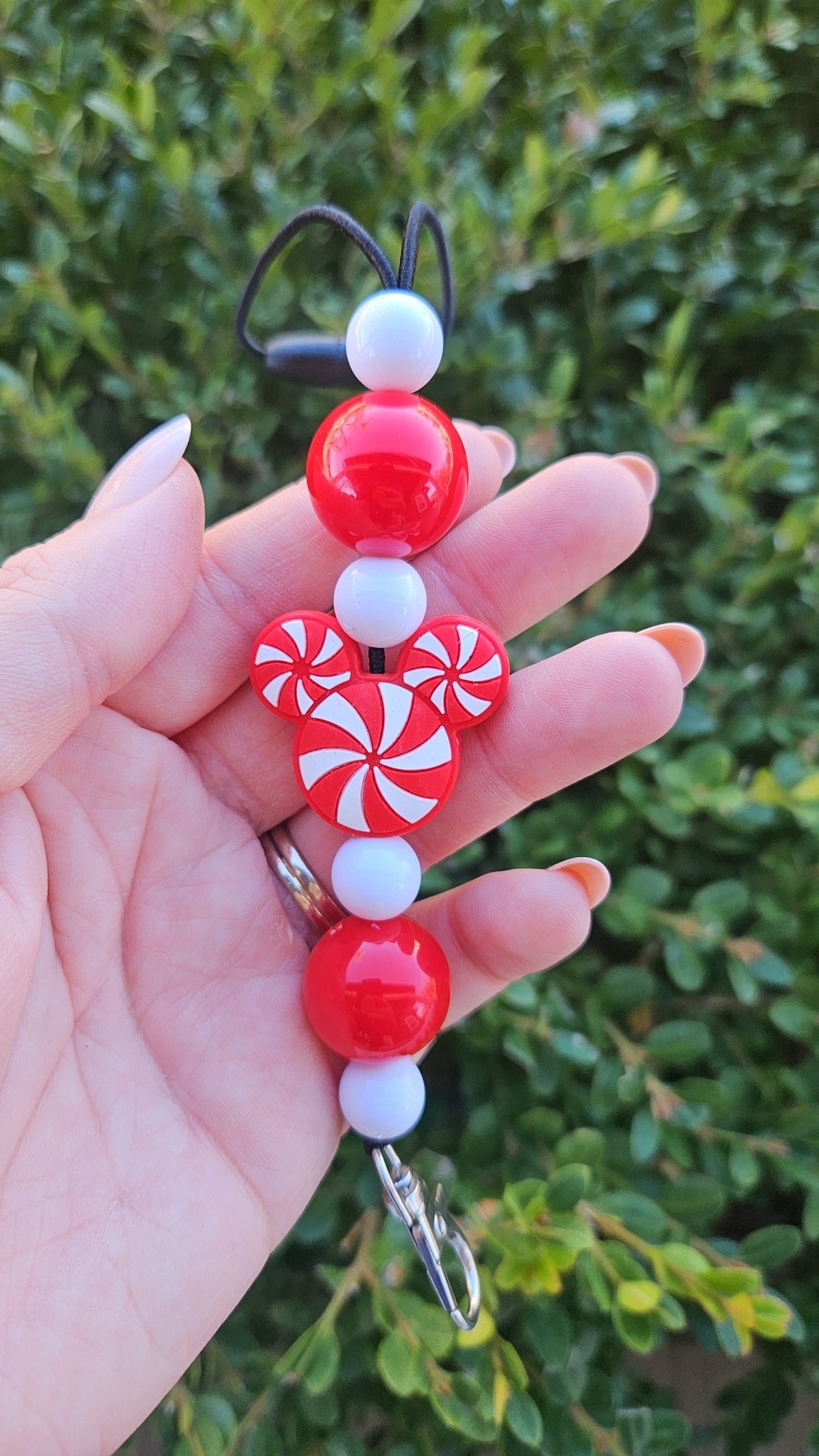 Peppermint Mickey Freshie Hanger